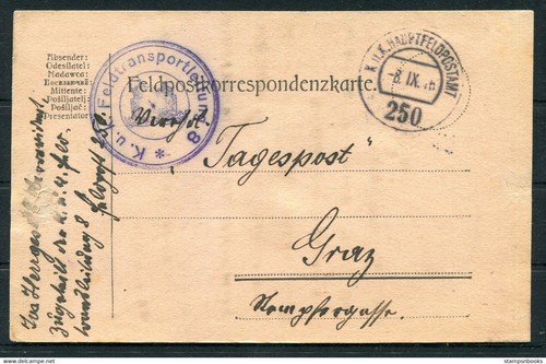 1916 austria feldpost k - feldpost, k.u.k