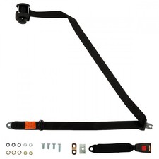 Heck Automatik Sicherheitsgurt für Trabant 600 & 601 Limousine 1962-1970 Schwarz