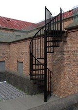 Außenspindeltreppe Minka RONDO ZINK COLOR 120 - 180 cm