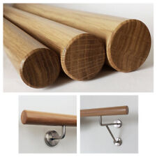 Eiche Handlauf m/o Halter Kinder Ballettstange Geländer Stange Eichehandlauf