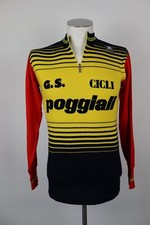SANTINI SMS Radtrikot Herren Größe 4 Herren Trikot Sport Vintage Wolle