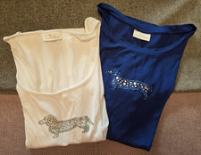 ?Harmont & Blaine 2 x Shirt * Blau Weiß Strass * sehr guter Zustand?