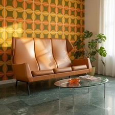 Vintage Sofa 3 Sitze Schaum