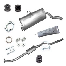 Komplett Auspuff 2-tlg. für
