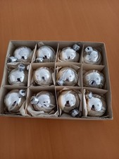 weihnacht baum kugeln ddr  silber