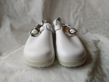 neu: Leder Clogs BERKEMANN weiß 45 Tec-Pro-Telis Pflege Beruf Küche Hygiene 10,5