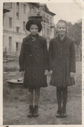 Vintage foto mädchen mit - vintage,