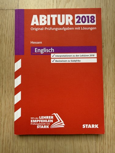 Abitur 2018 hessen - hessen, englisch