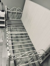 Metallbett 90x200 mit Lattenrost