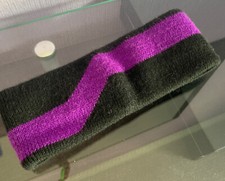 Pferdeschwanz Mütze Stirnband Haarband stretch Zopfloch Strickmütze Laufband