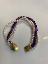 Damen Perlen Armband 585 Gold