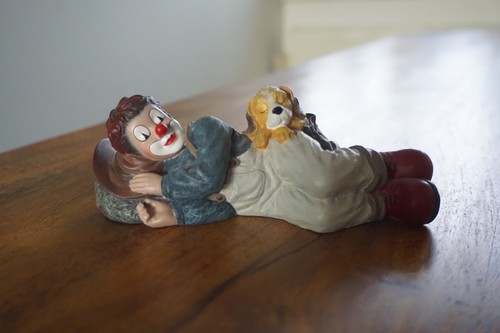 Gilde clown mit hund - gilde, als
