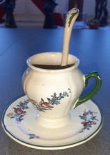 Antiker Porzellan Senftopf mit