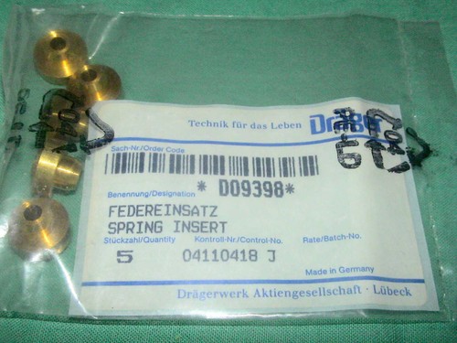 Dräger d09398 federeinsatz - 5x,