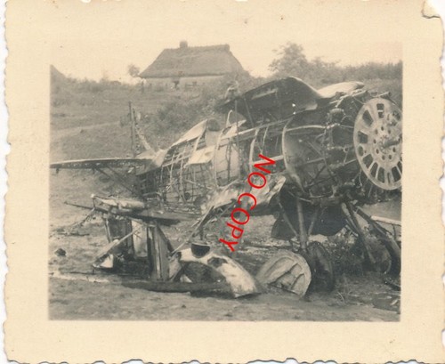 Foto antik flugzeug wrack - 2.wk,