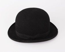 Antike Melone Bowler Herrenhut Größe 55