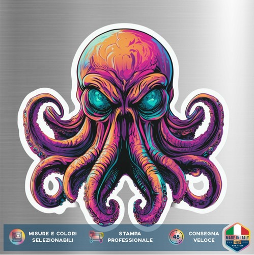 Cthulhu octopus neon - cthulhu,