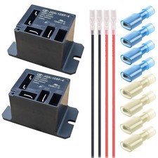 2 Stück Miniatur Leistungsrelais 30A AC220V Spule SPST 1 Schließer Mini 220 V...