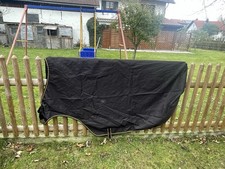 Neuwertige Bucas Irish Walker Rug Führanlagendecke XL (155 cm) schwarz