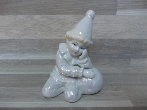 Porzellan design figur pierrot - porzellan,