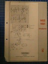 Grundig 1453 1461 Schaltplan H10753