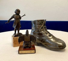 Vintage figuren metall - 3x,