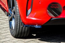 Heckansatz Seitenteile mit Wing aus ABS für Opel Corsa F GS-Line Schwarz Glanz