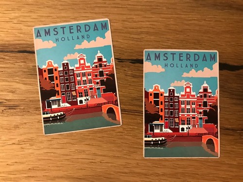 Amsterdam reise aufkleber - reise,