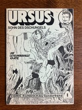 Ursus Sohn des Dschungels Comic Rundschau Sonderband 1