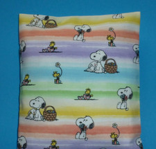 ? 1 x Wärme Kälte Kirschkern Kissen Snopy Woodstock  Regenbogen  ca 20 x 20 cm