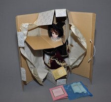 FRANKLIN MINT Sammler Porzellan Puppe Emily Jane Janet Johnson Zertifikat OVP