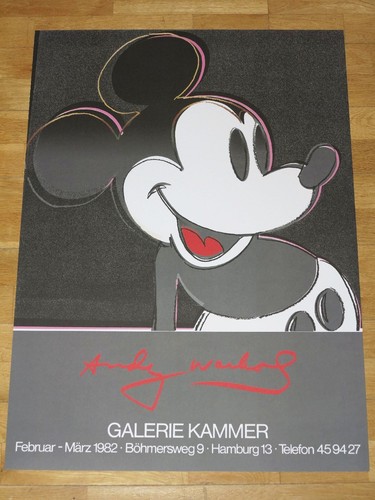 Andy warhol poster mickey - andy,