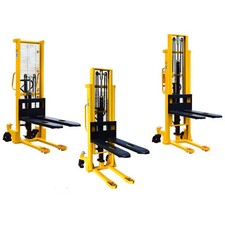 MIDORI Hochhubwagen Handstapler Hydraulik Deichselstapler Stapler Hubwagen PU