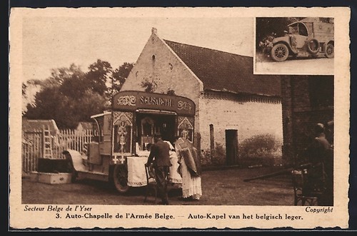 Postcard truck with mobile - truck,