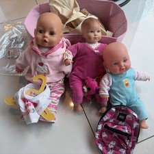  Konvolut :  3 Baby Puppen, 2x