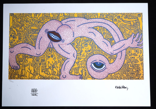 Keith haring lithographie - haring, in