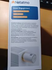 Smart Heizkörper Thermostat von  "Netatmo "   5 Stück plus Adapter Steckdose