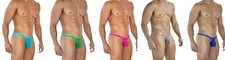 CUT4MEN NETZ BULGE STRING blau