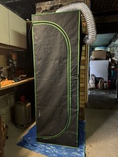 Grow Box Set 60x60x180 cm mit AKF Anlage & 100W LED Lampe