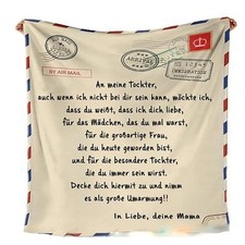 Kinder Weihnachtsgeschenk Druckdecke - Für Tochter & Sohn Liebe 150 x 200cm