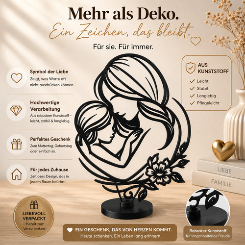 Moderne mutter kind deko figur - mutter,