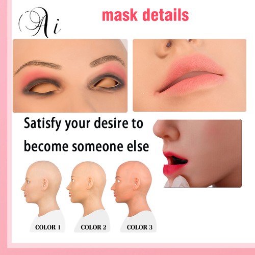Silicone female mask headwear - silicone,