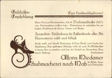 Ak Schuhmacherei Alfons