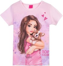 Top Model Mädchen T-Shirt mit Hayden 75046 Rosa Größe 152