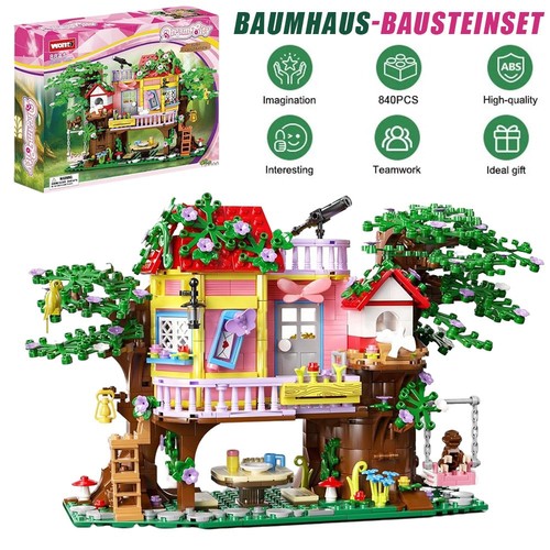 840 pcs baumhaus - 840, baumhaus-bauspielzeug