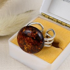 Danziger Bernstein Silberring