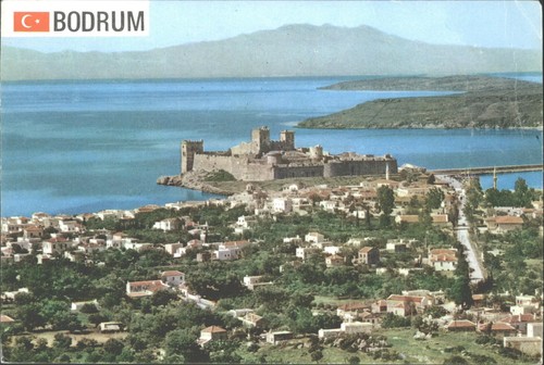 Vintage bodrum türkei - vintage, burg