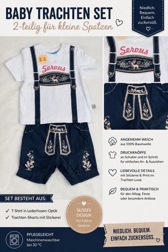 Trachten set servus jungen - -,