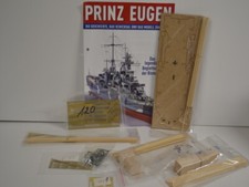 Hachette Prinz Eugen Modellbau Bausatz  viele Ersatzteile Leisten Messingteile