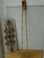W1706 Antike Skistöcke um 1940 | RAR | Skistock | Super Winter Deko | 140cm lang
